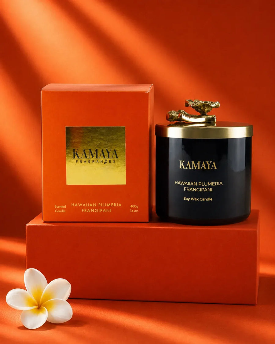 Hawaiian Plumeria Frangipani Scented Candle — studio