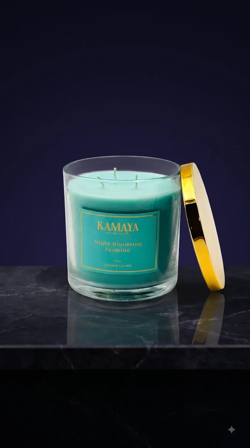 Night Blooming Jasmine Glass Candle — studio