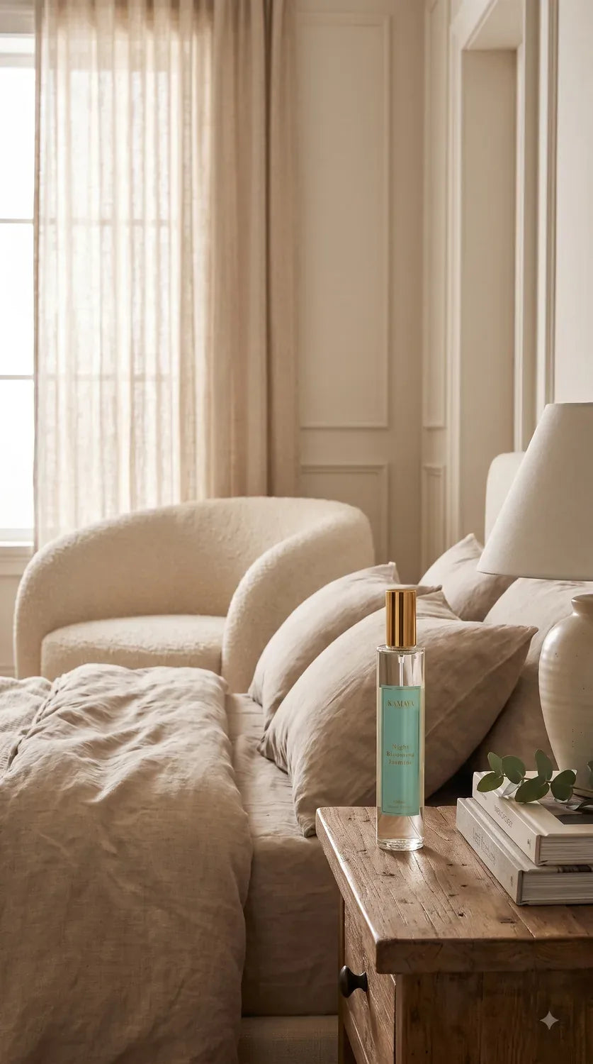 Night Blooming Jasmine Room Spray — styled at home