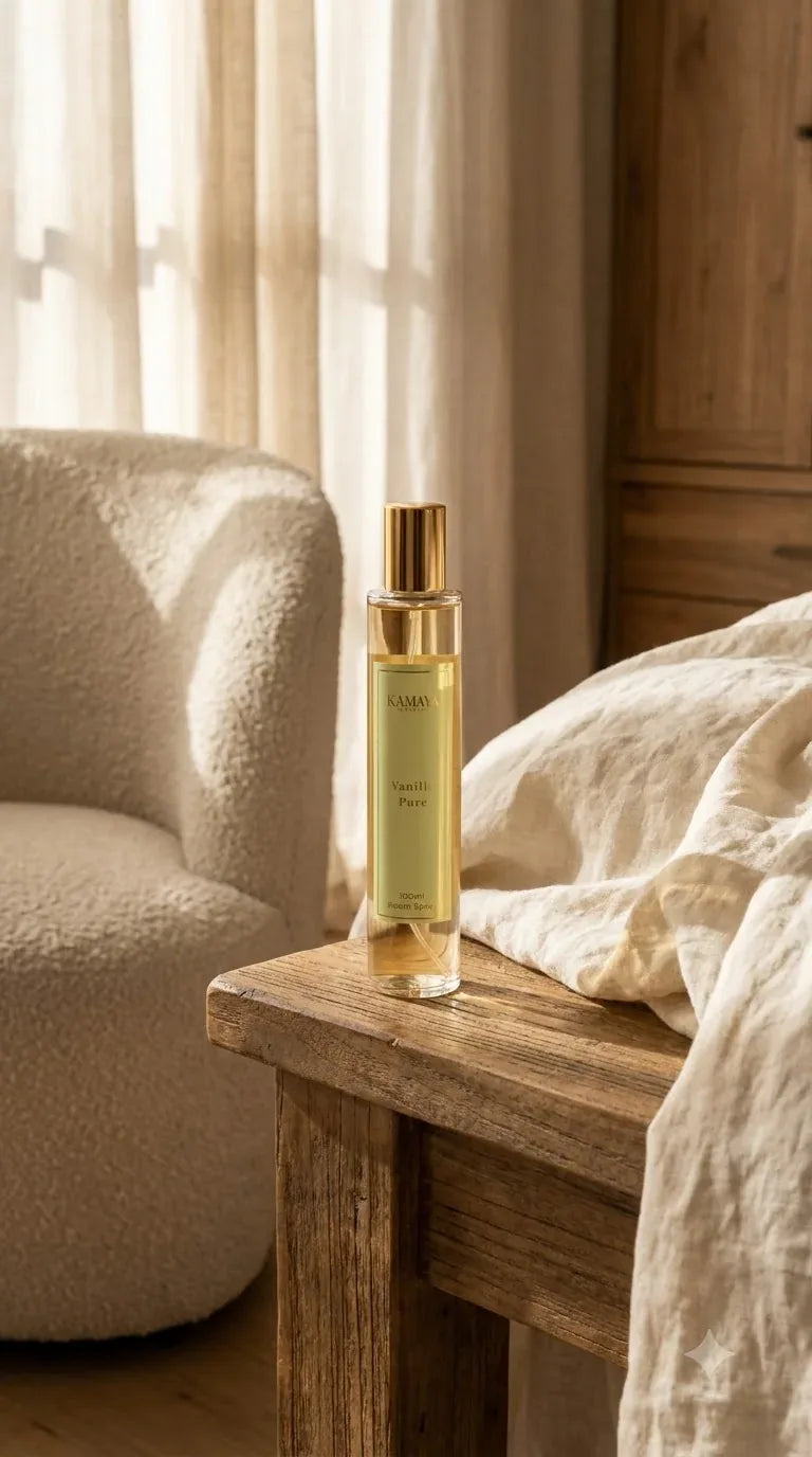 Vanilla Pure Room Spray — styled at home