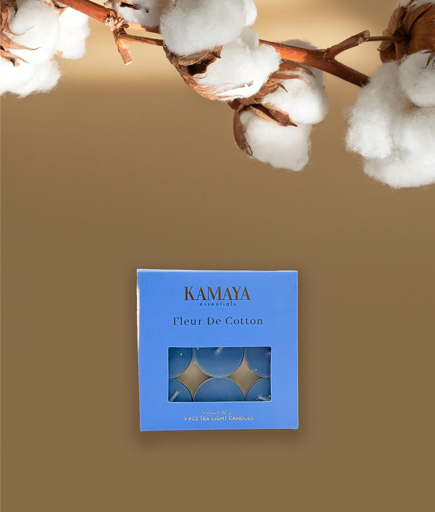 9 pack with 10 gms tea lights in color box