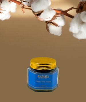 3oz HEXA JAR CANDLE WITH GOLD LID