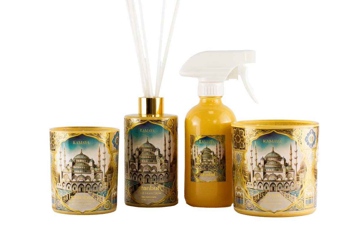 Istanbul skyline 400 gms scented candle with 3 wicks - Image 3