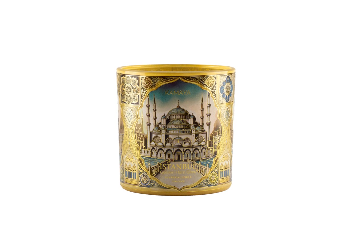 Istanbul skyline 400 gms scented candle with 3 wicks - Image 2