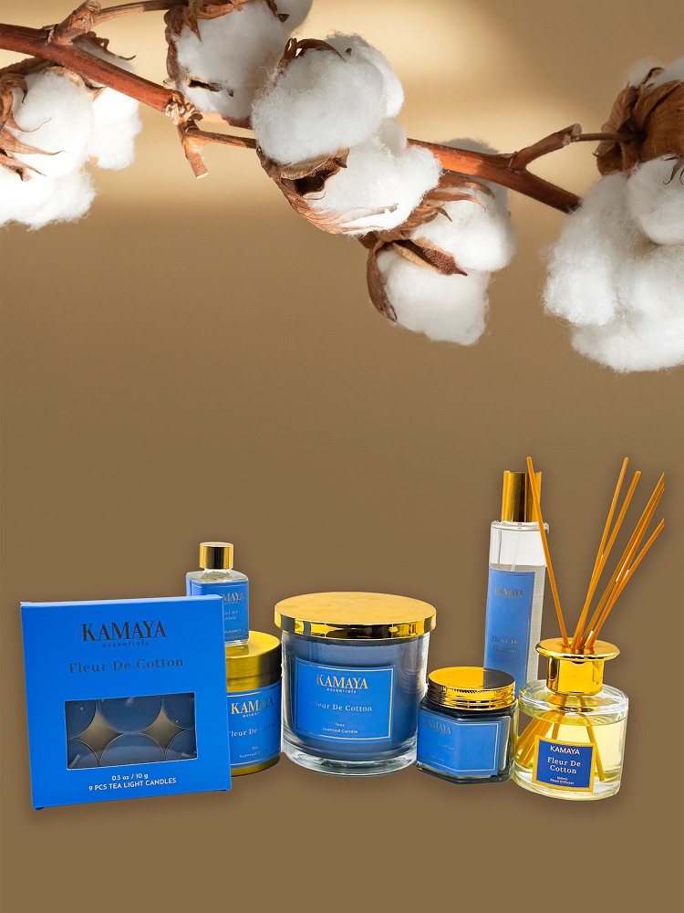 3oz HEXA JAR CANDLE WITH GOLD LID - Image 2