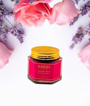 3oz HEXA JAR CANDLE WITH GOLD LID