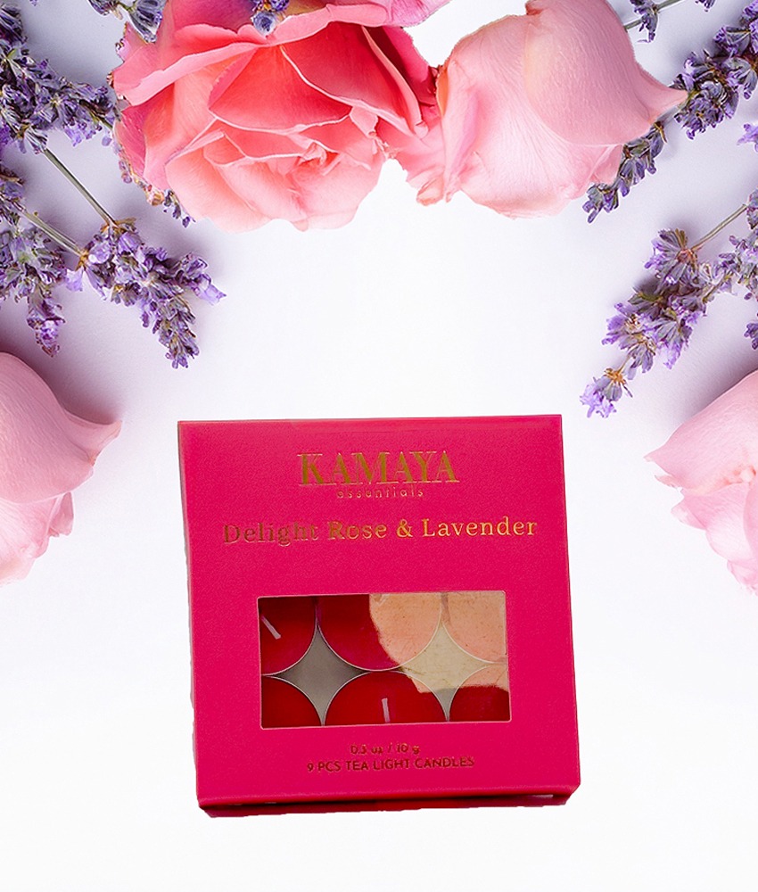 9 pack with 10 gms tea lights in color box