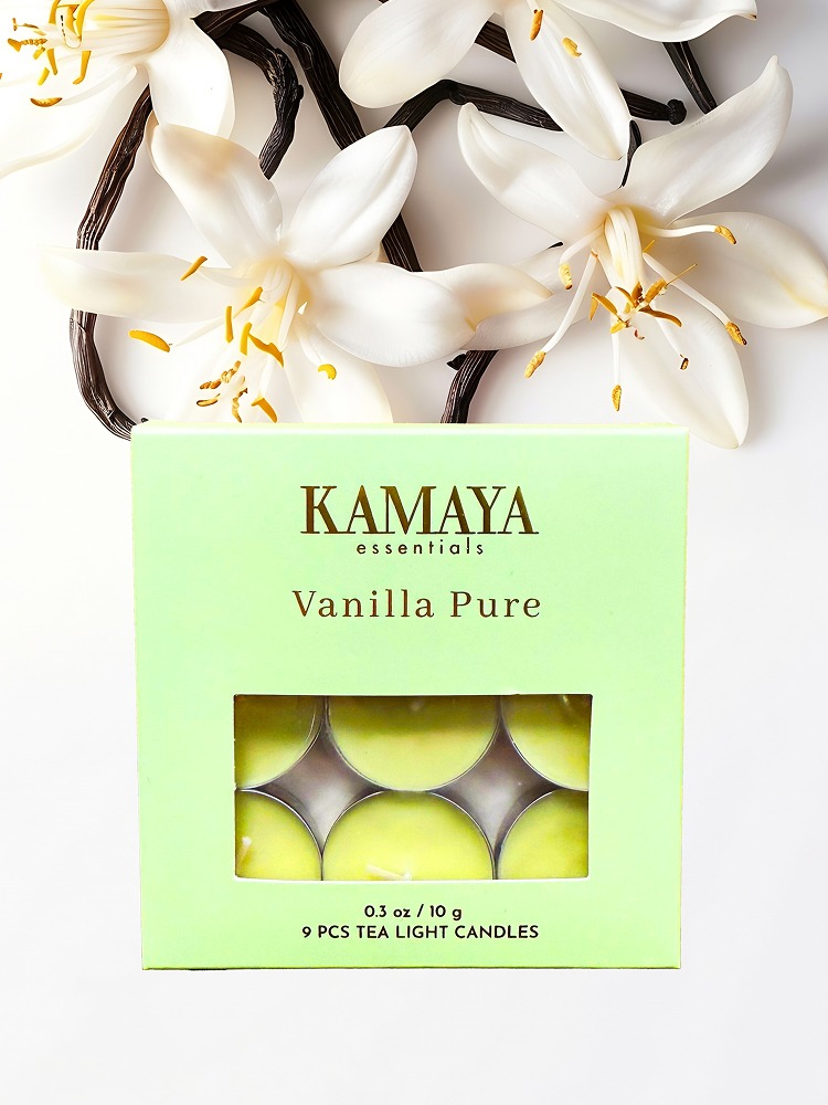 9 pack with 10 gms tea lights in color box