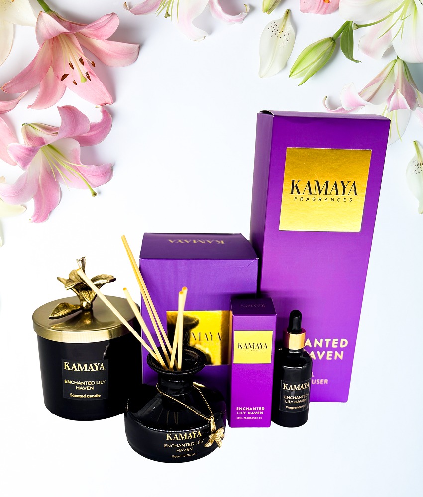 150 ml Reed diffuser with metal charm+ refill with two sets of reeds - Image 3