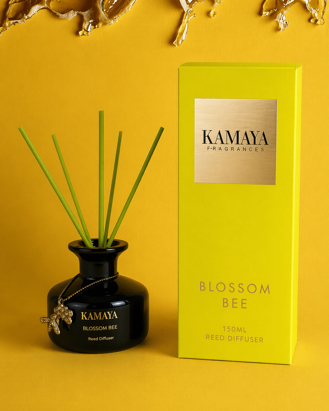 150 ml Reed diffuser with metal charm+ refill with two sets of reeds
